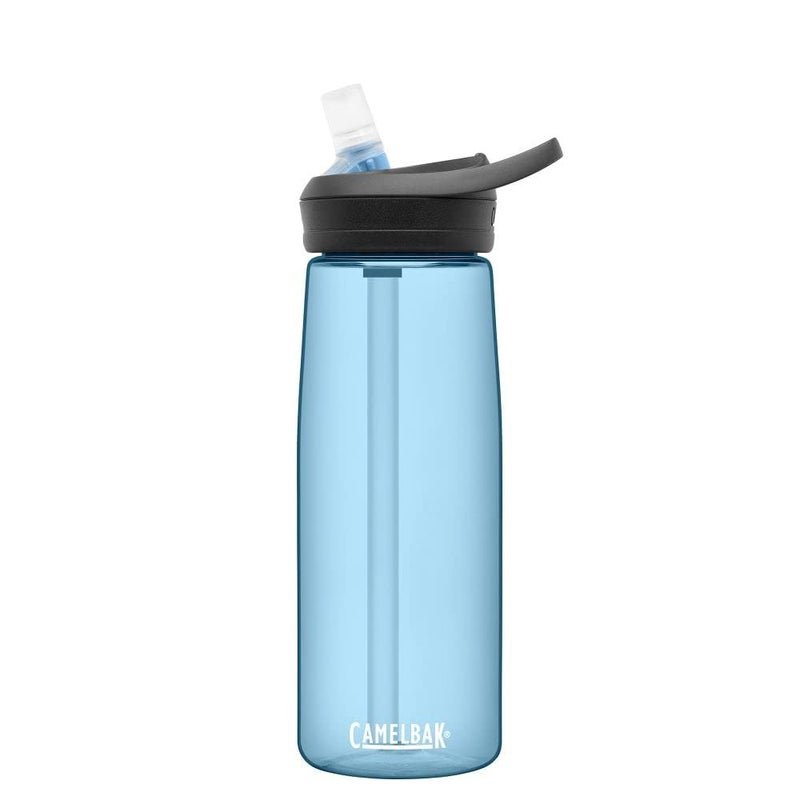 كاميلباك زجاجة مياه من CamelBak Eddy+ Bite Valve Straw Tritan Renew باللون الأزرق الحقيقي، 25 أونصة - Image 2